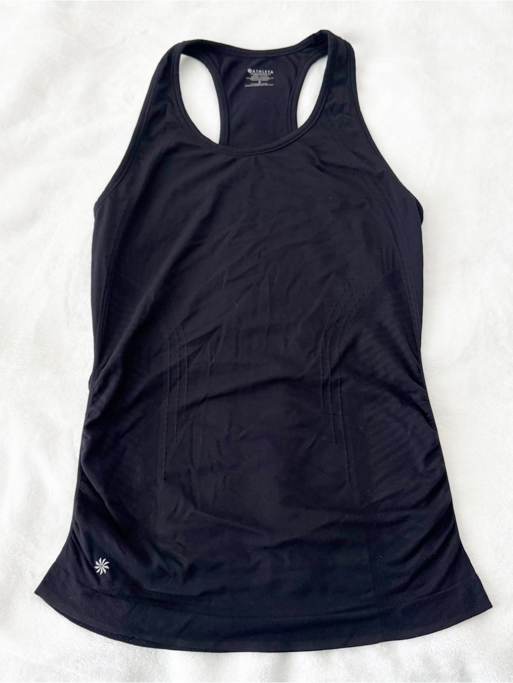 Athleta Black Racerback Workout Tank Top Size Small